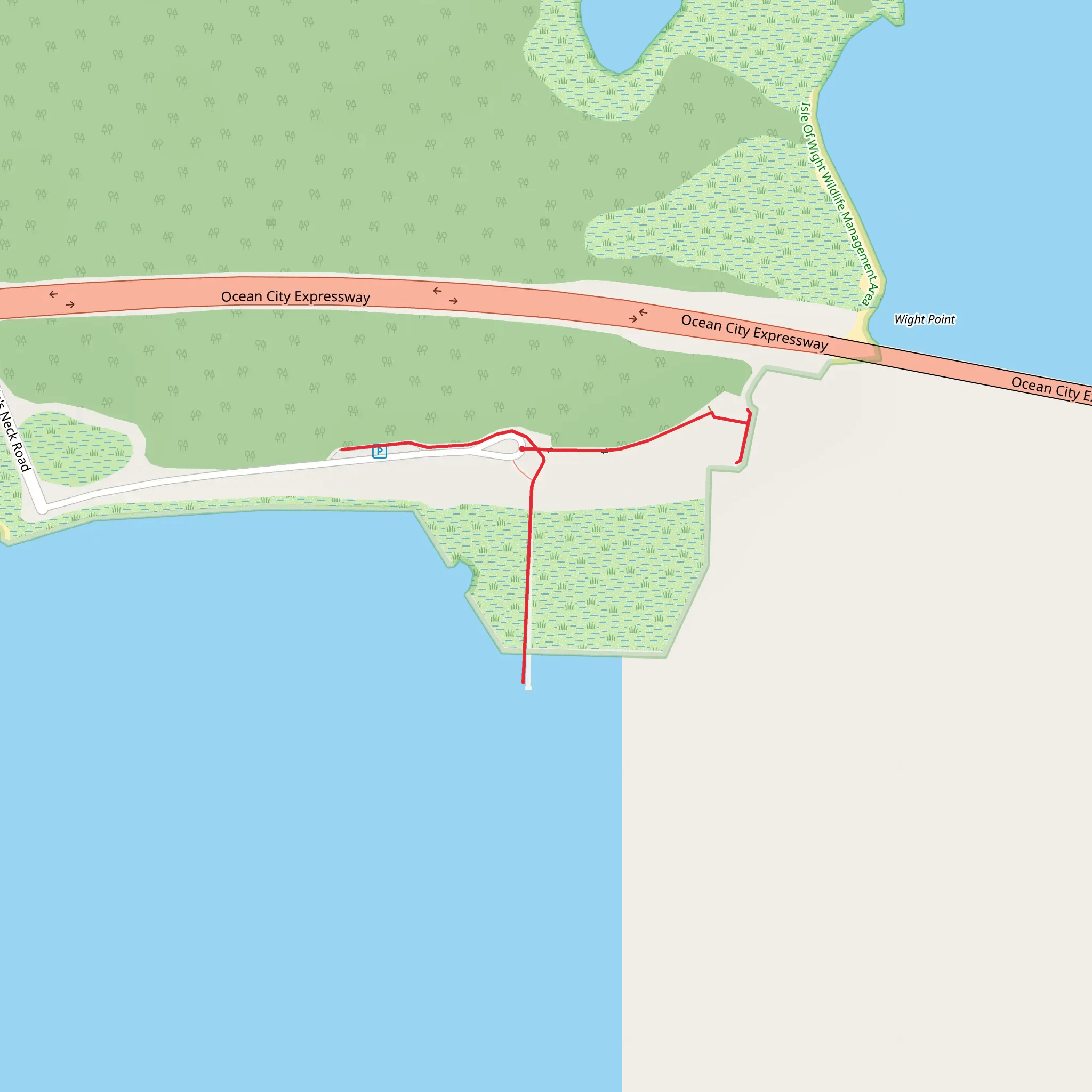 St Martin's Neck Road mobile static map