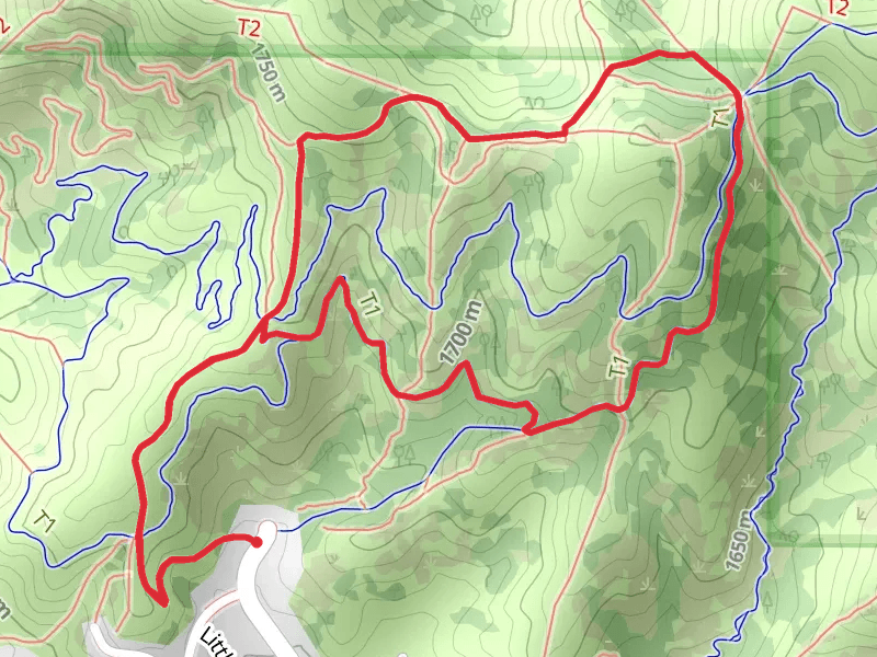 Terrace Hills Ridge Trail and Avenue Ridge Trail