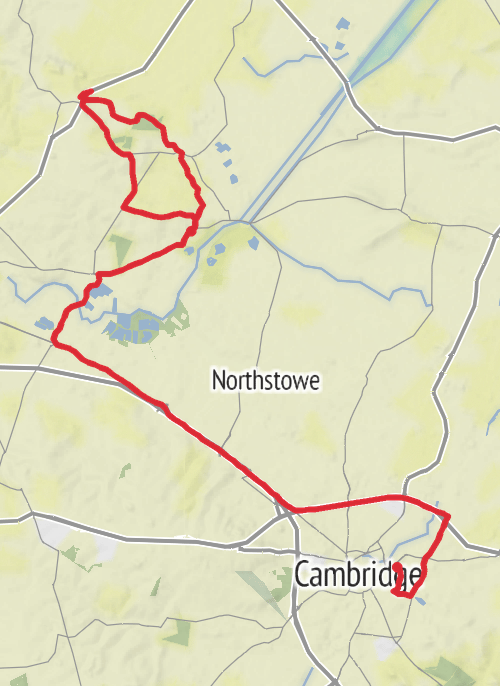 Hike on Rothschild Way mobile static map