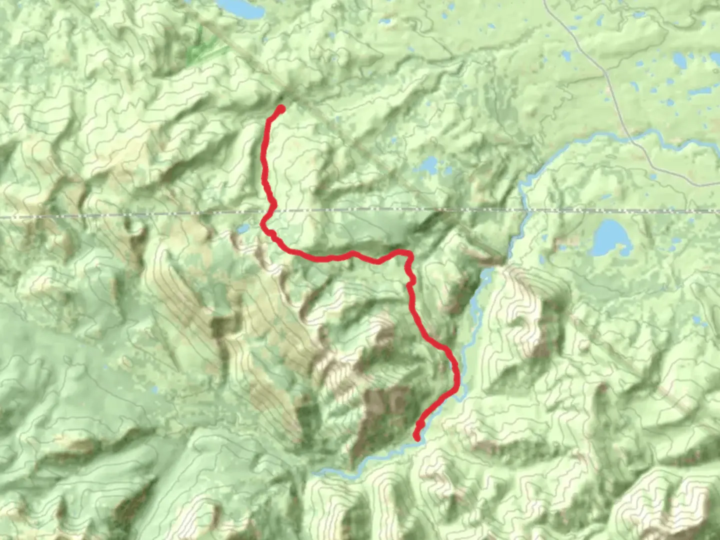 An image depicting the trail Slippery Hoof Trail and its surrounding area.