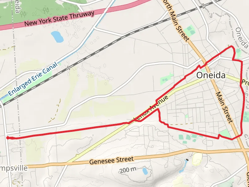 Lincoln Park Loop - Oneida Rail Trail