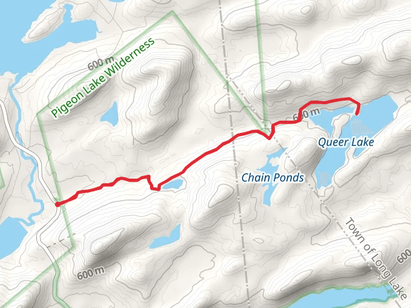 Windfall Pond Trail via Big Moose Road