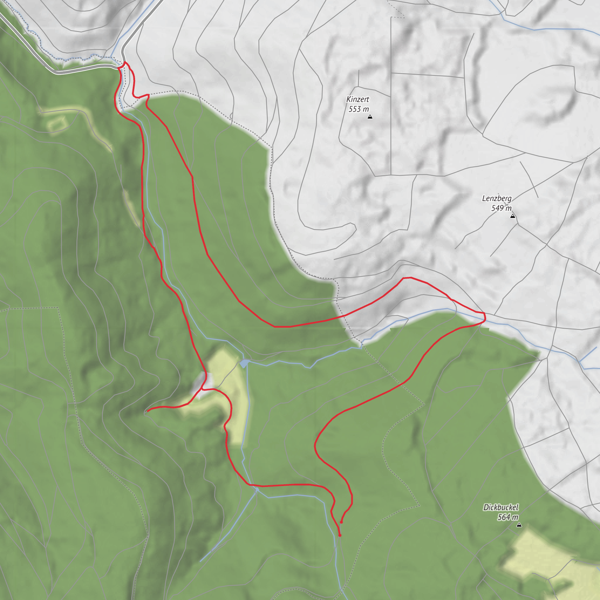 Südlicher Odenwald mobile static map