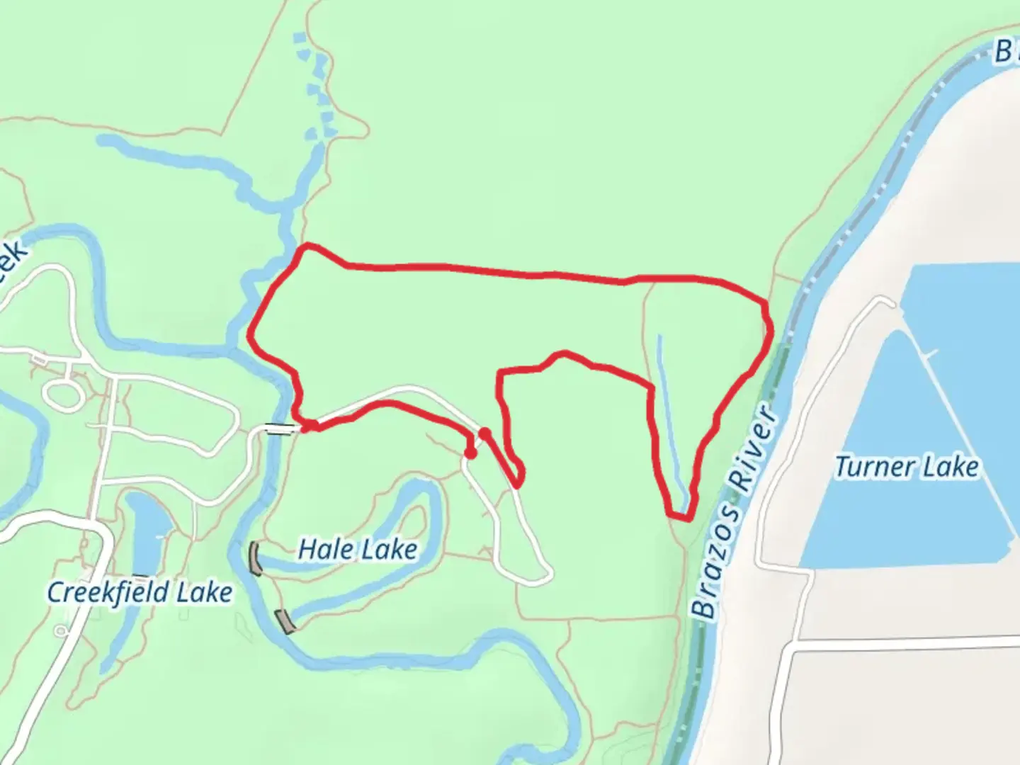An image depicting the trail Bluestem Loop Trail and its surrounding area.