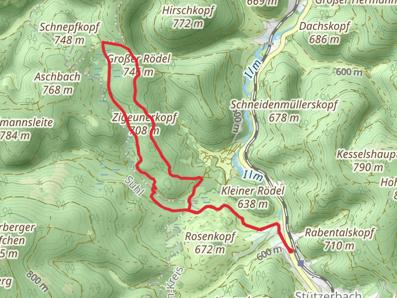 Großer Rödel and Zigeunerkopf Loop via Oberer Berggrabenweg