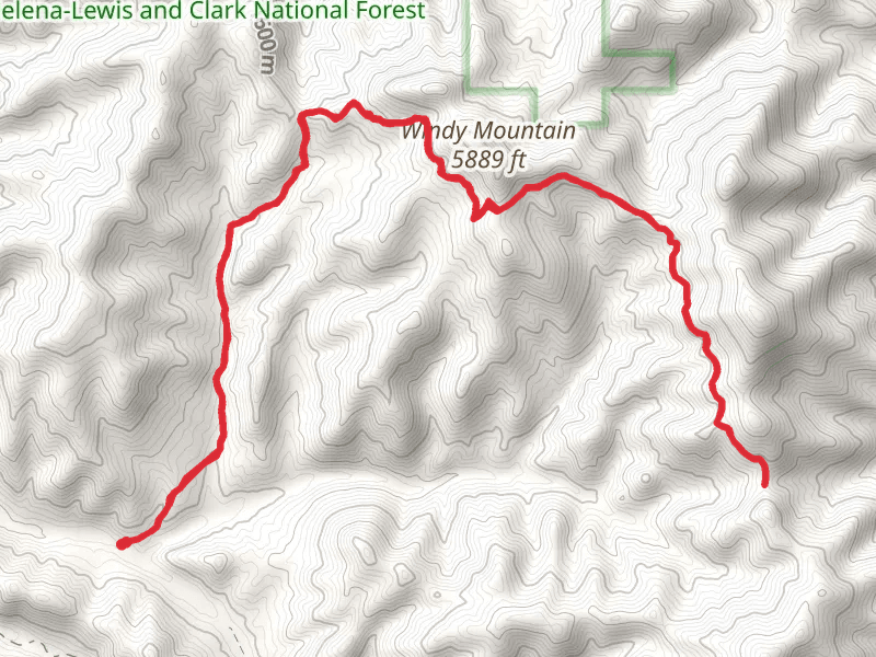 Windy Mountain via Thain Creek Trail
