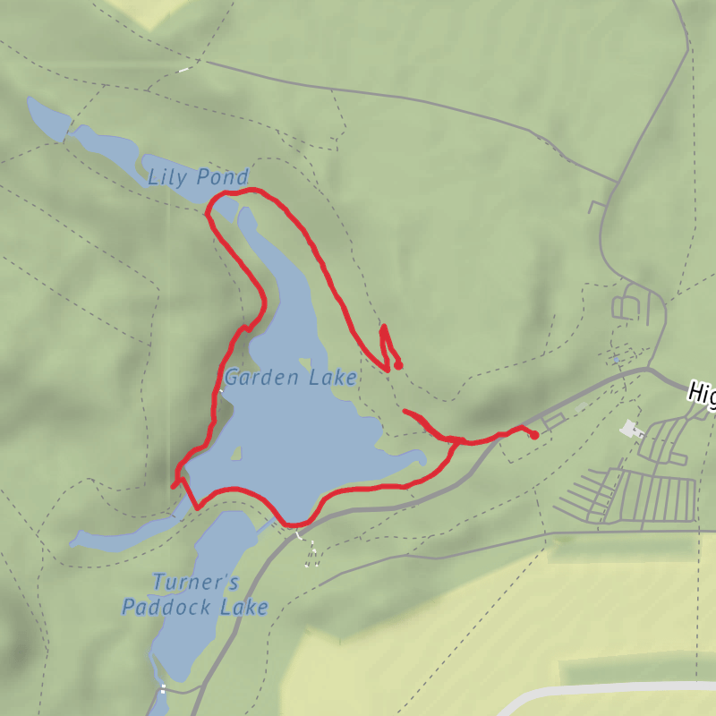 A map preview of the recording Wiltshire Walking.