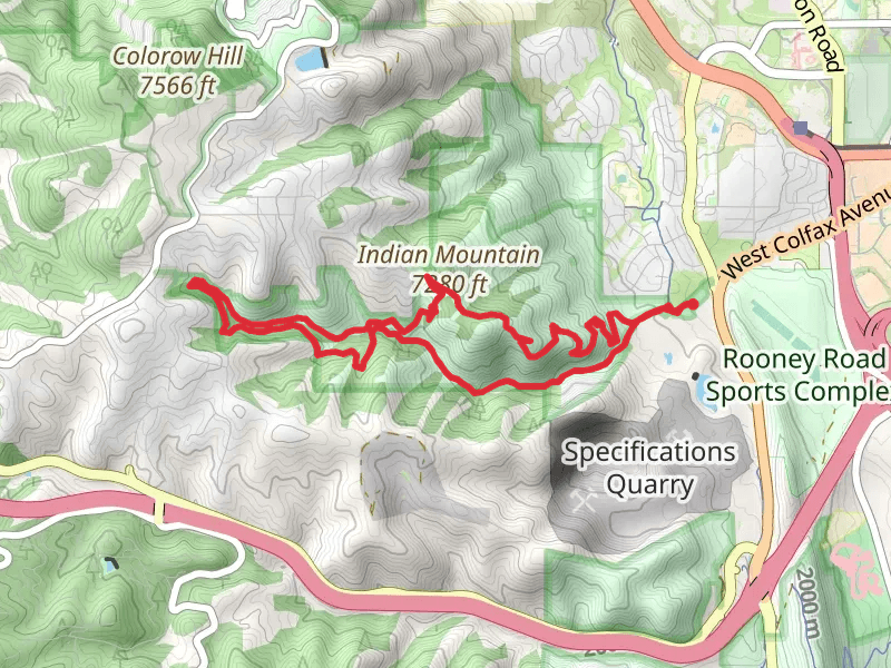 Magic Mountain, Enchanted Forest and Pick-N-Sledge Loop Trail