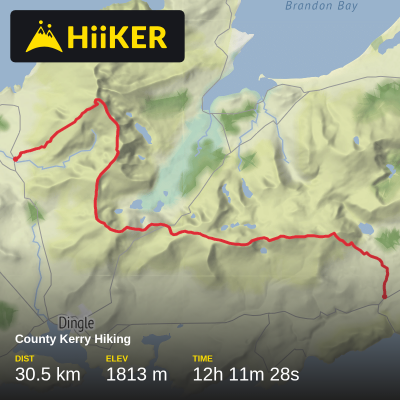 A map preview of the recording Tom Crean Endurance Walk 2026.