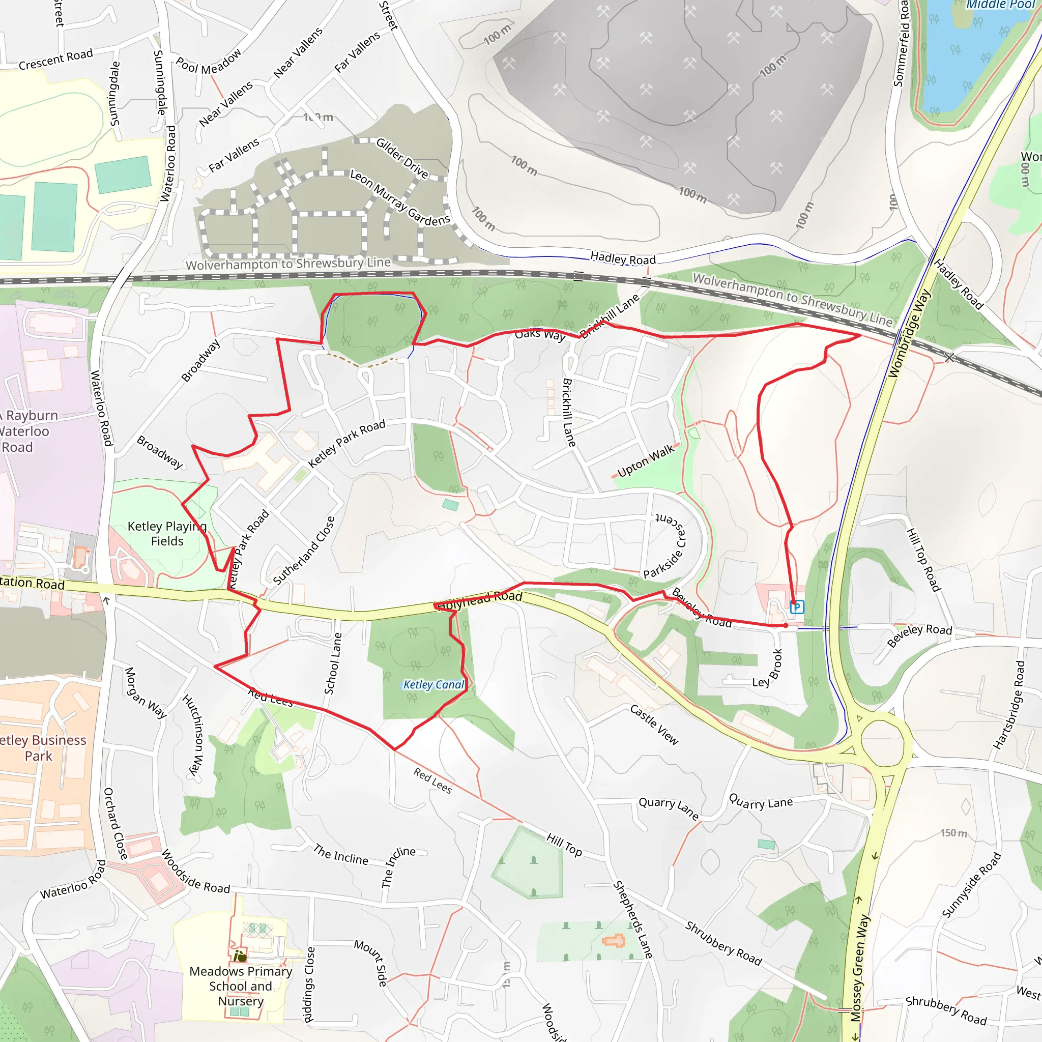 Ketley mobile static map