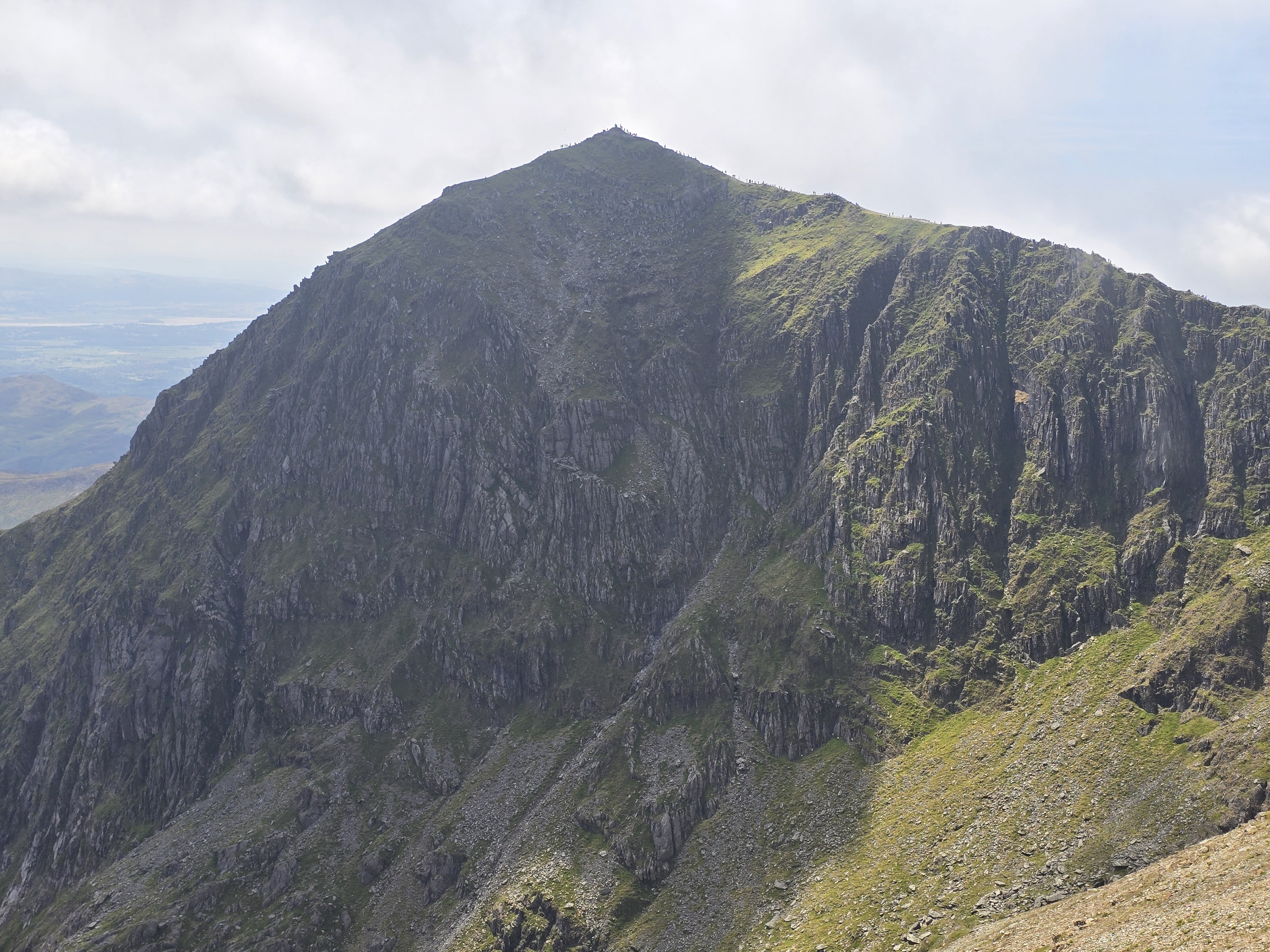 A map preview of the recording Yr Wyddfa (Snowdon) via Pyg Track & Crib Goch.
