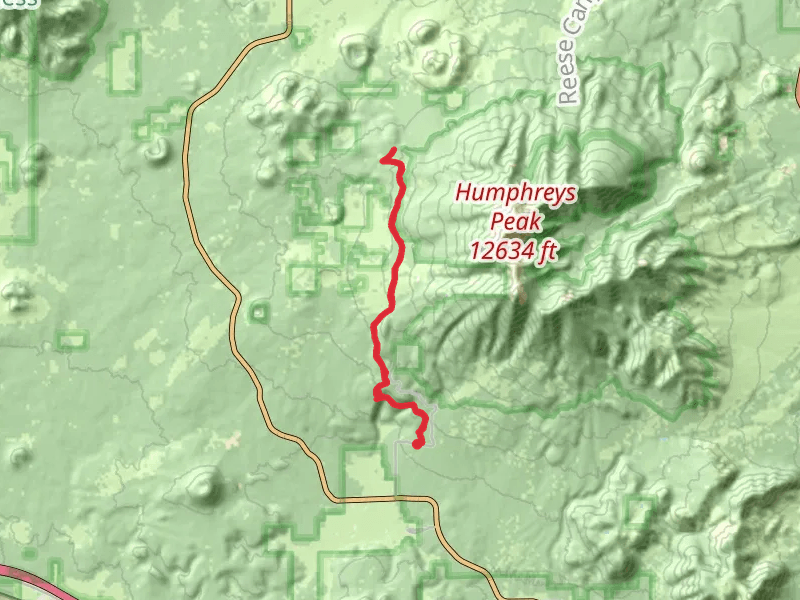 Bismarck Lake via Arizona Trail