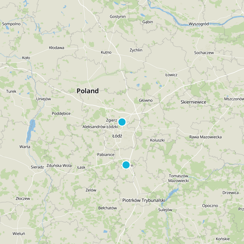 Łódź Static Map