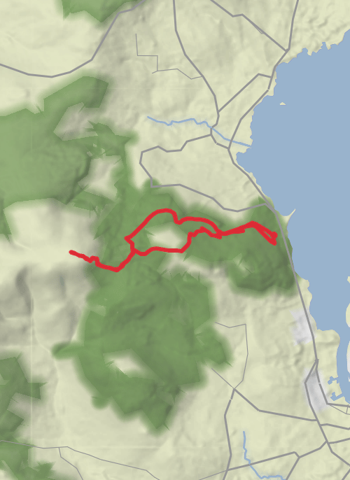 County Clare Hiking mobile static map