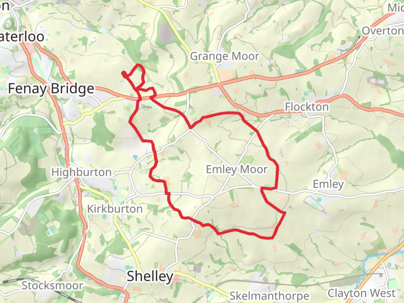 Little Lepton Loop via Kirklees Way