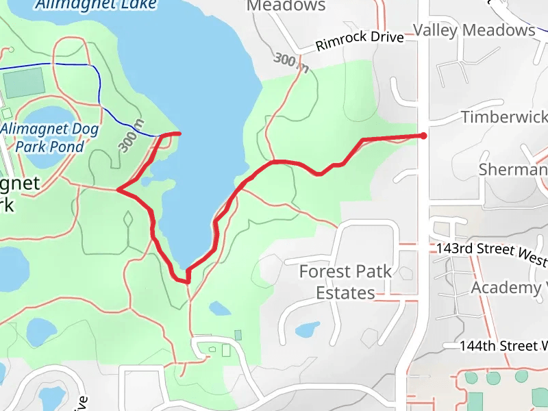 Alimagnet Lake South Shore Walk