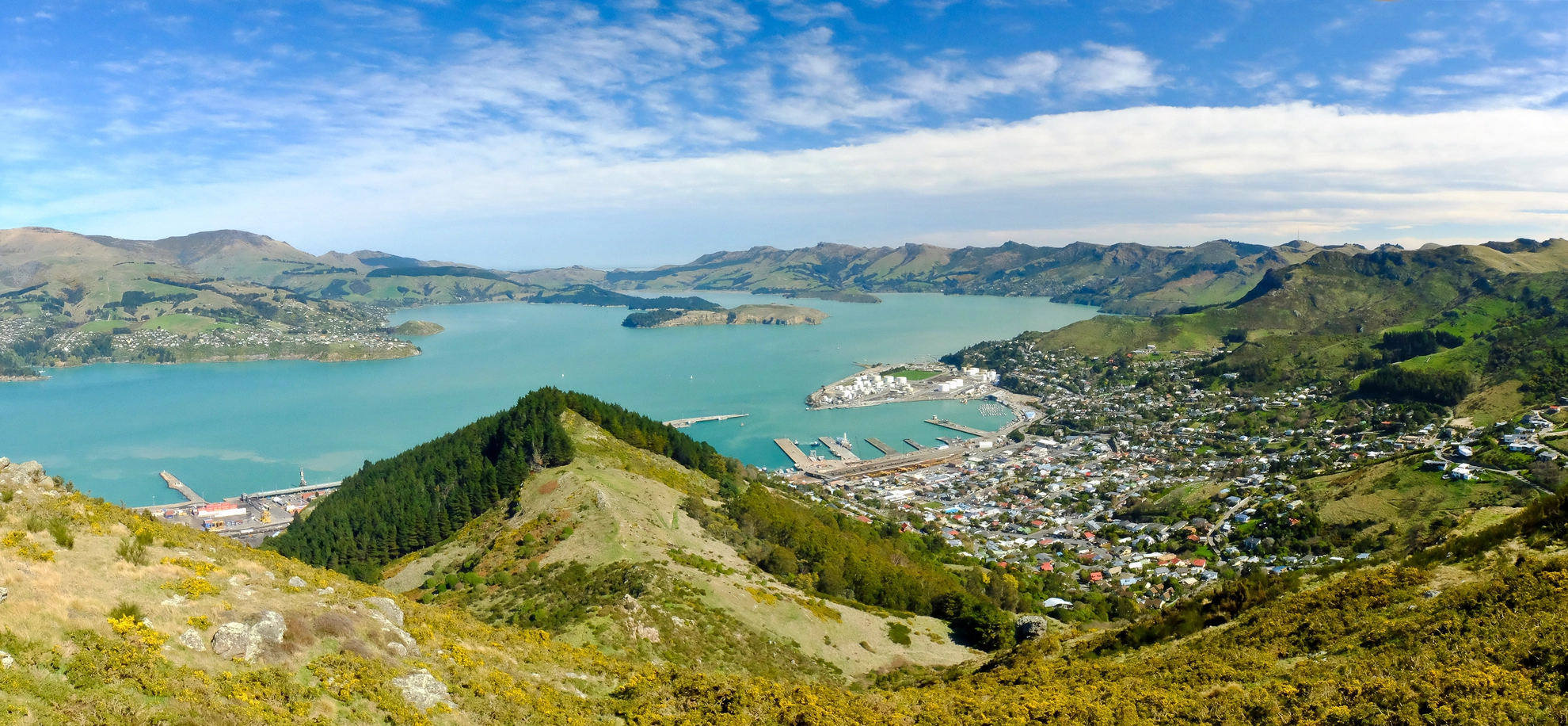 An image depicting the trail Crater Rim - Sign of the Kiwi to Sign of the Bellbird and its surrounding area.