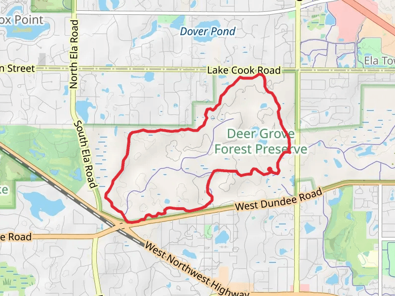 Yellow Loop Trail - Deer Grove Nature Preserve