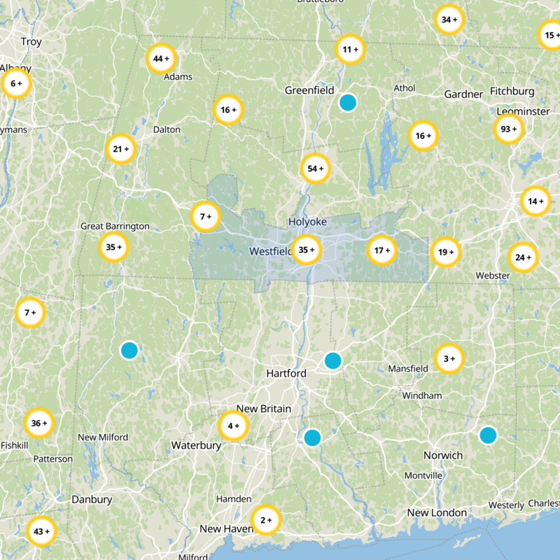 Hampden County Static Map