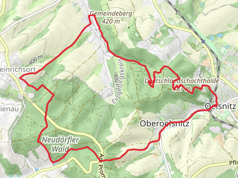 Buchwald, Schafgarten and Neudörfler Wald Loop