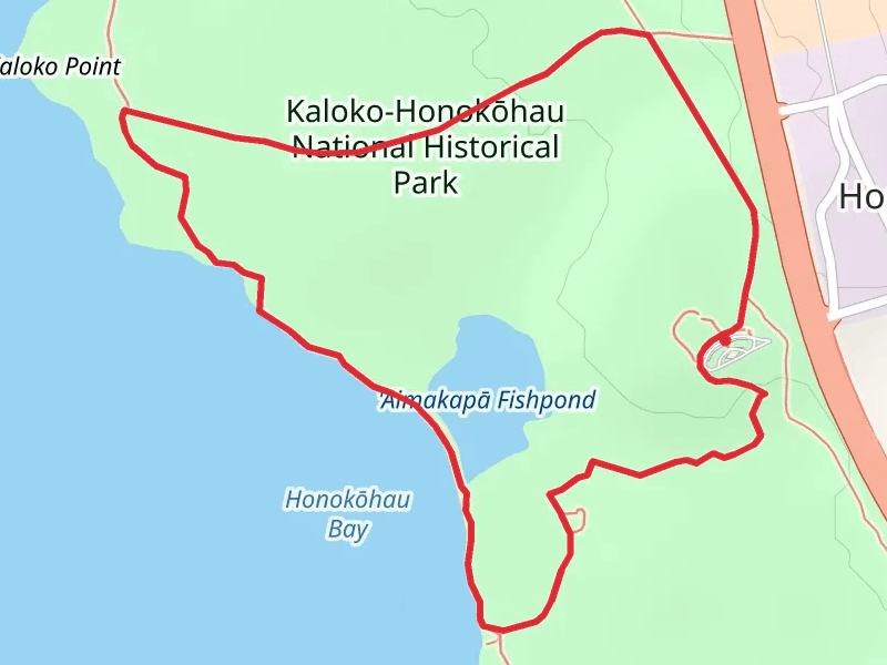 Ala Mauka Makai and Ala Hu'ehu'e Loop