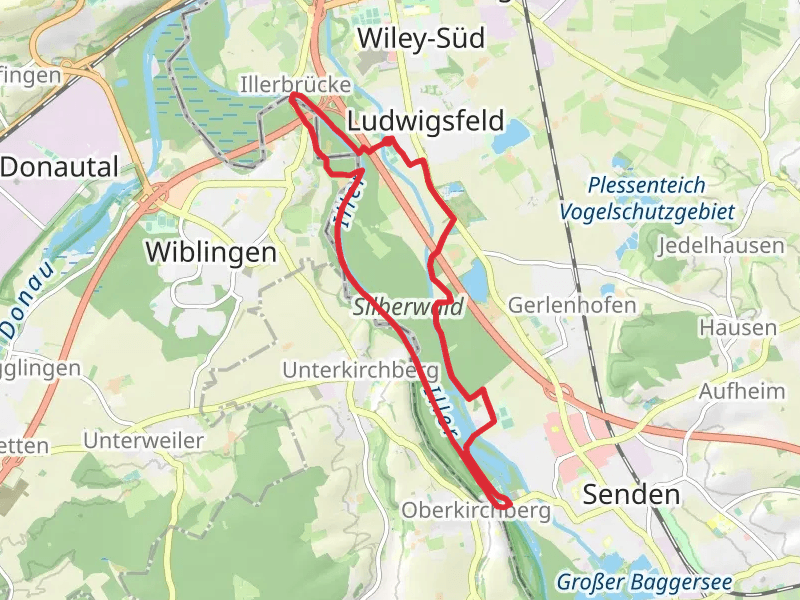 Iller via Ulm - Friedrichshafen and Schwalbenweg