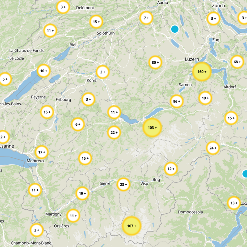 Frutigen-Niedersimmental administrative district Static Map
