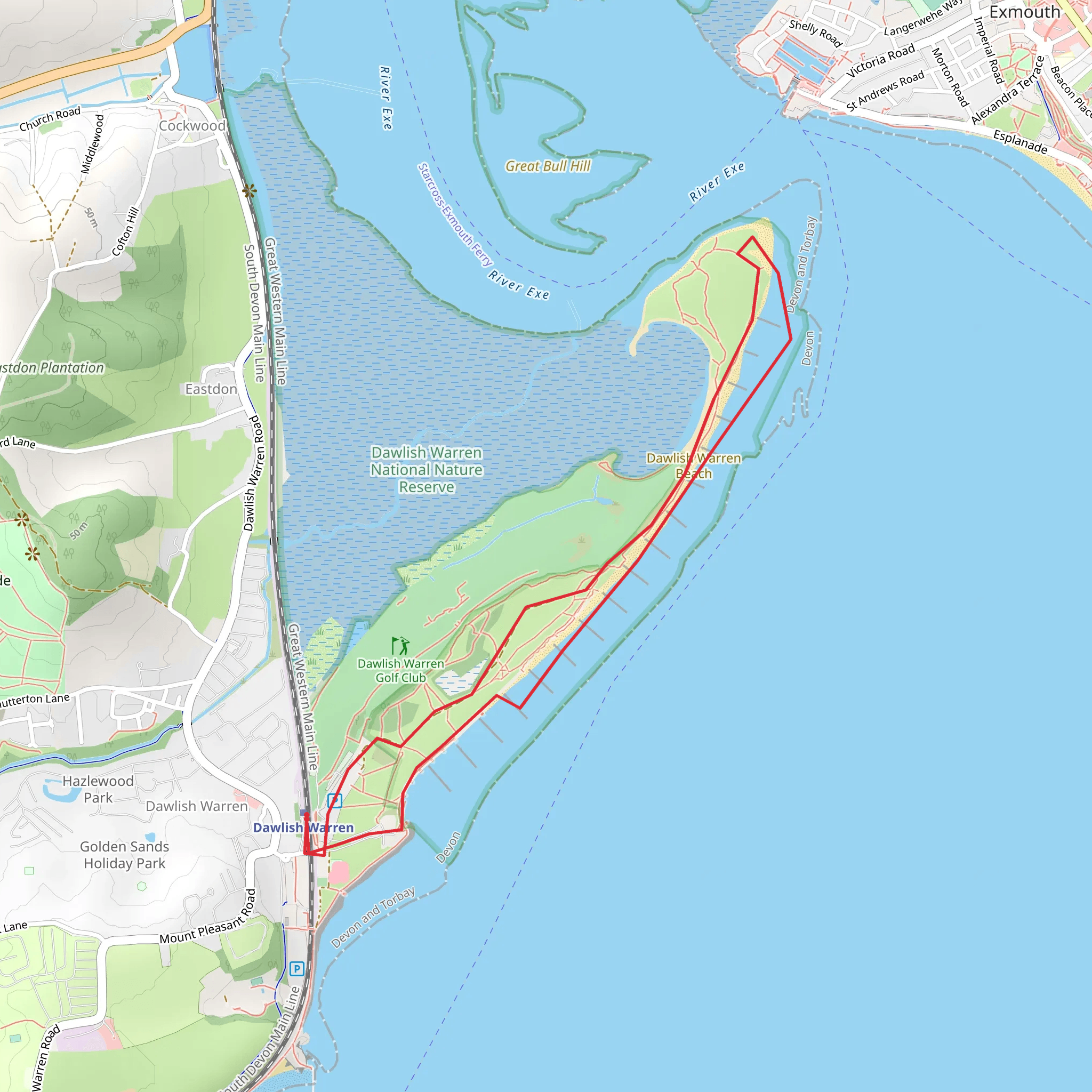 Riviera Line - Dawlish Warren Station - Nature Reserve | Devon | Engla
