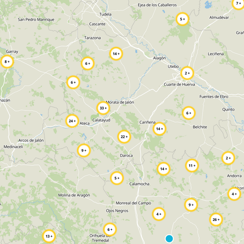 Belmonte De Gracián Static Map