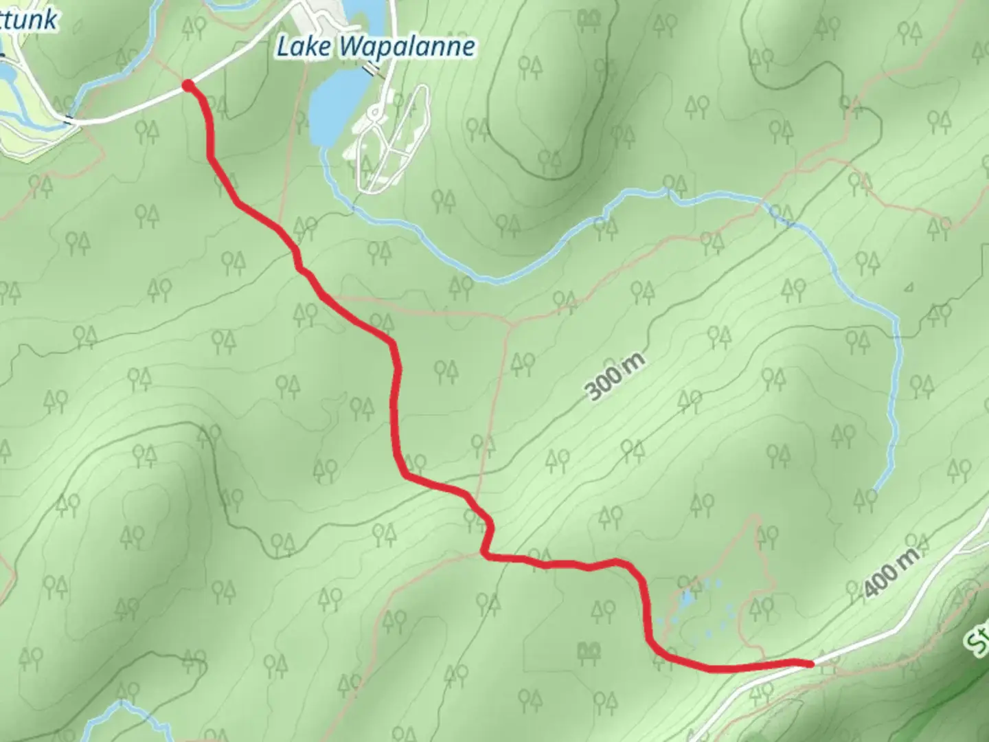 An image depicting the trail Tinsley Trail and its surrounding area.