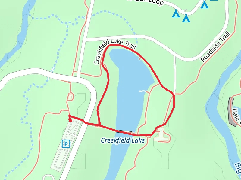 Creekfield Lake Loop Trail