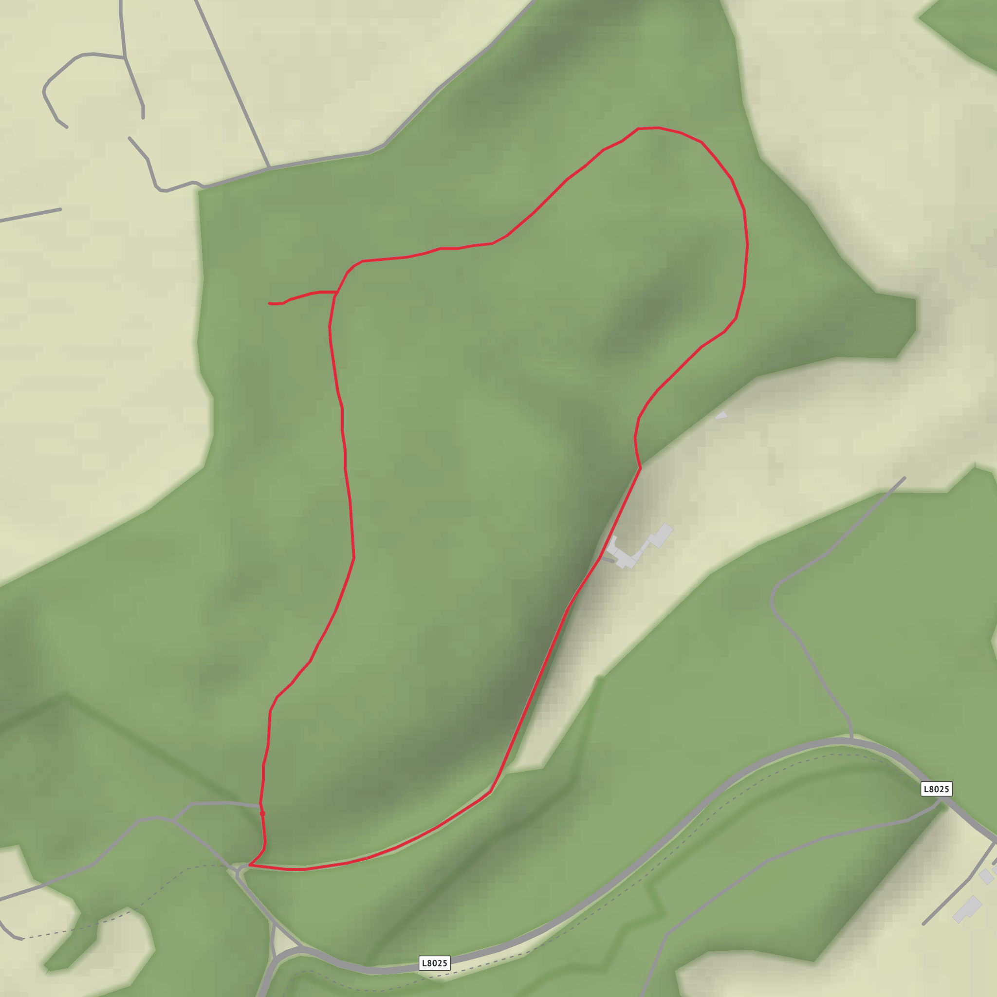 Castle Freke Woods and Wart Well Loop mobile static map