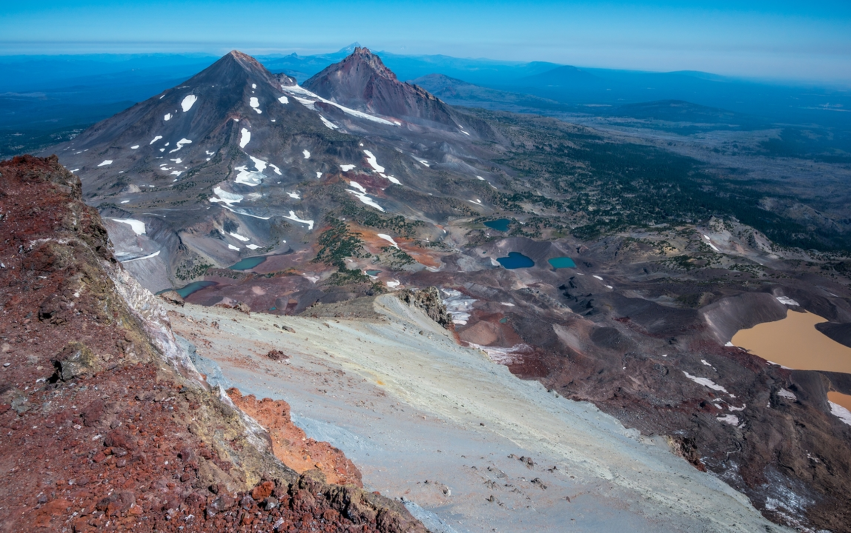 An image depicting the trail Trout Creek Tie Trail via Millican Crater Trail and its surrounding area.