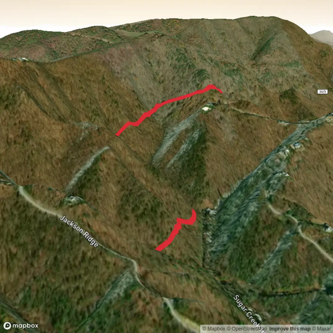 An image depicting the trail Big Hollow Trail and its surrounding area.