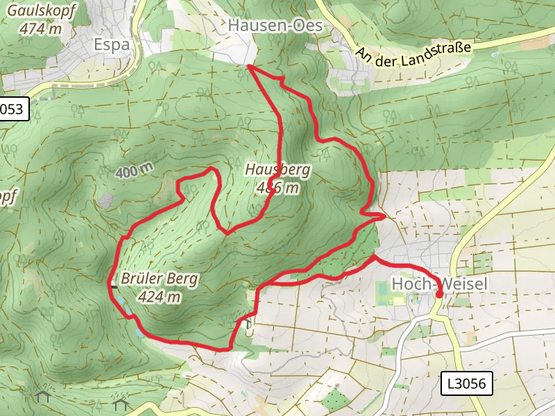 Hausberg via Taunusklub Route