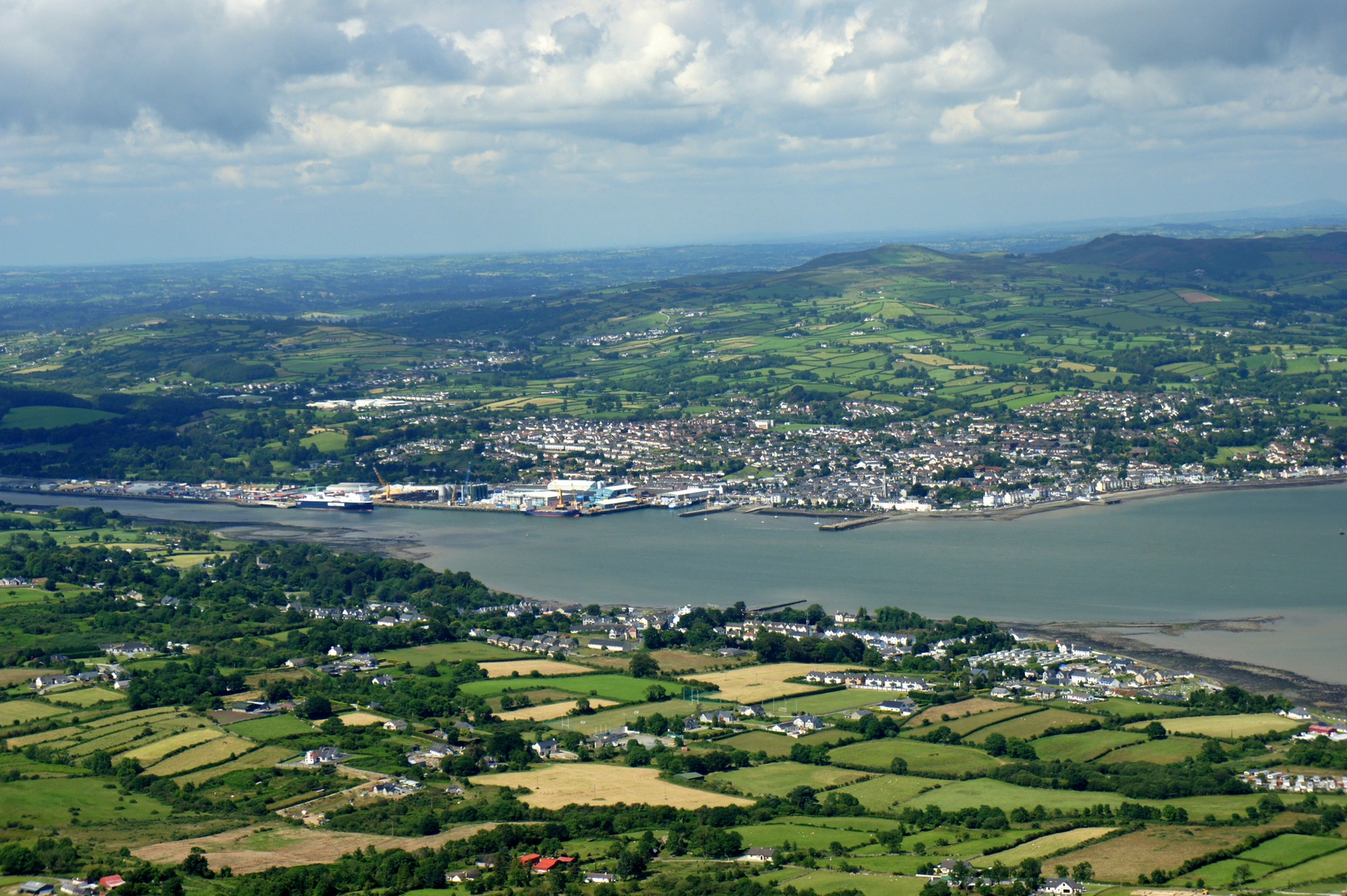 An image depicting the trail Ring of Gullion Way and its surrounding area.