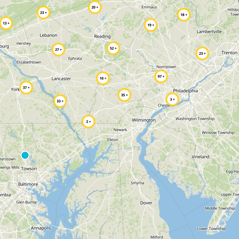 New Castle County Static Map