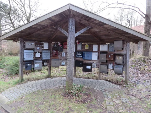 Westerwerker and Schlossteich via Wanderweg in Gluecksburg