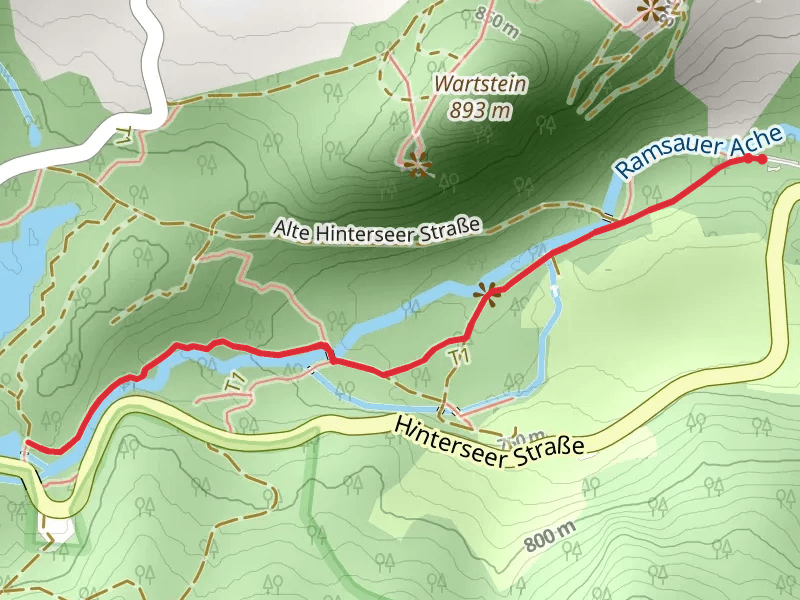 Hintersee Walk via Wasserpiele
