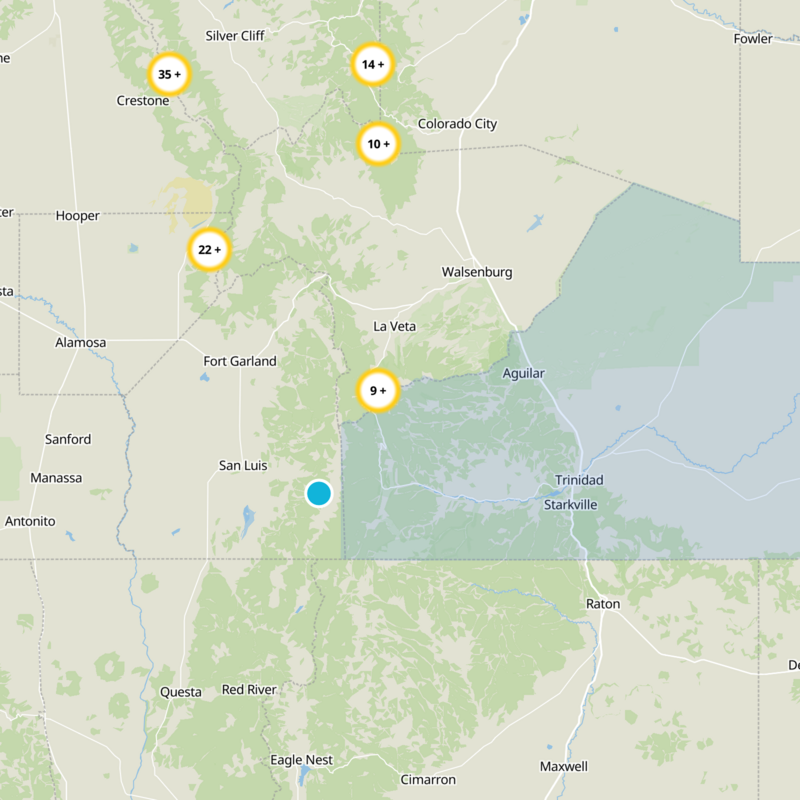 Las Animas County Static Map