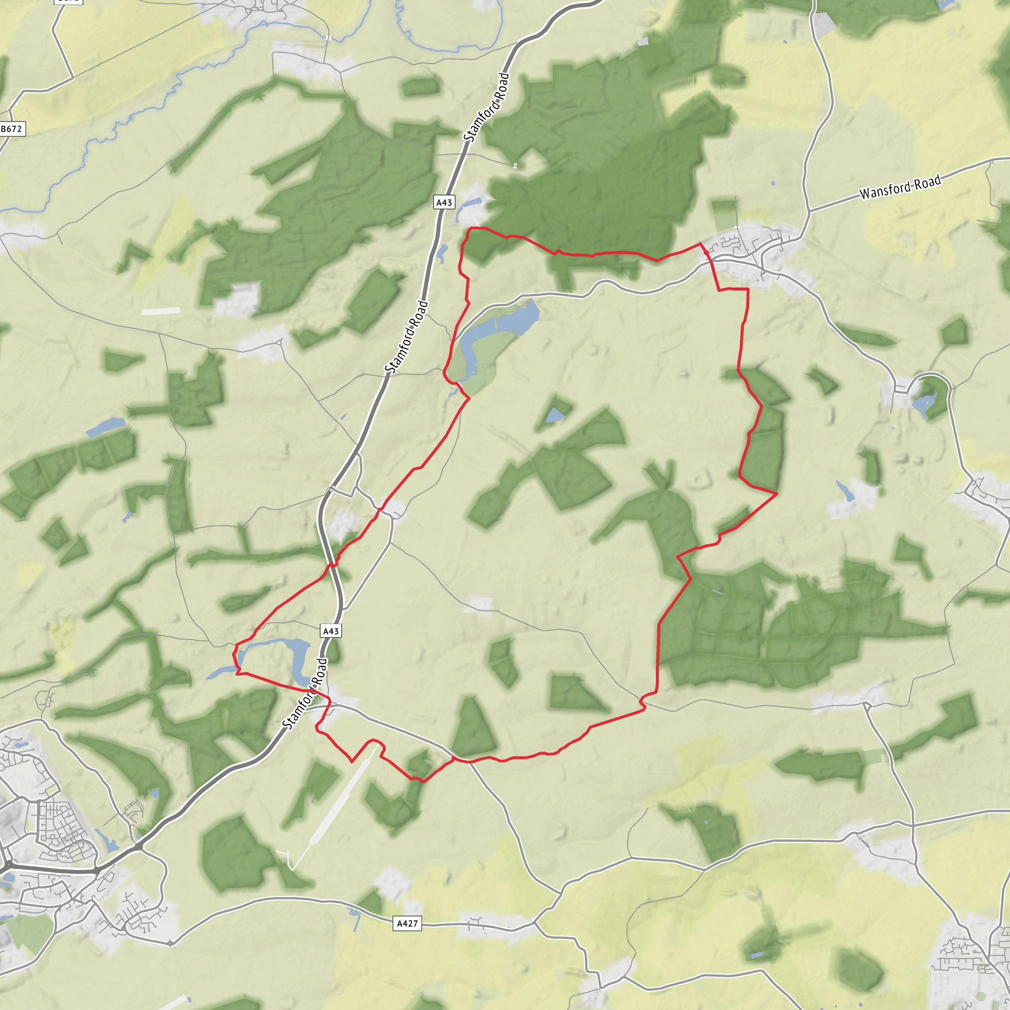 Blatherwycke and Deenethorpe mobile static map
