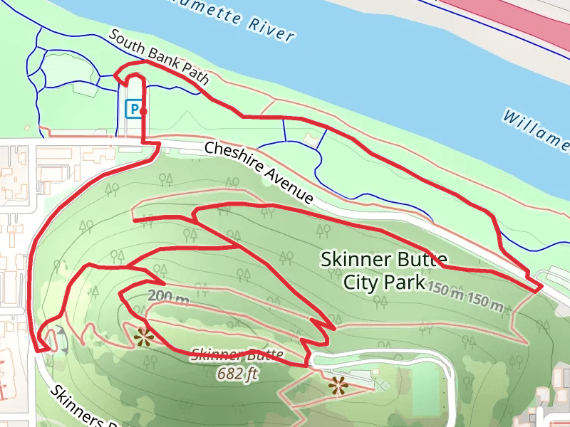 Skinner Butte City Park Loop