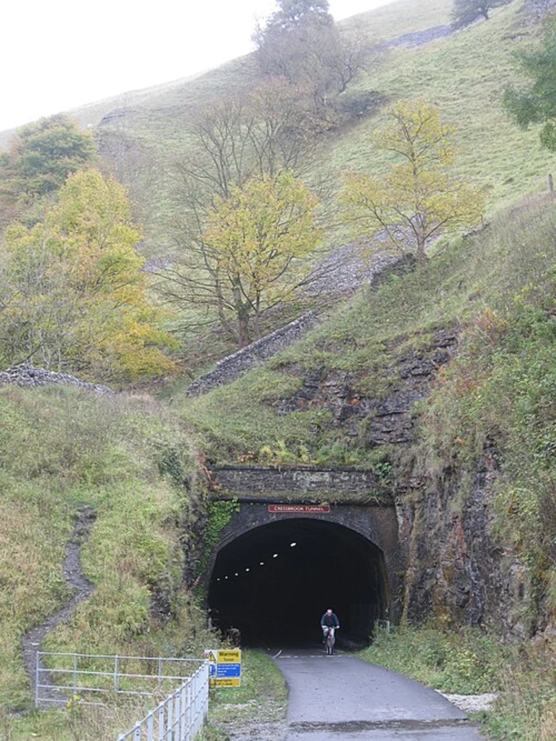 An image depicting the trail Millers Dale Nature Reserve and Upperdale via Monsal Trail and its surrounding area.