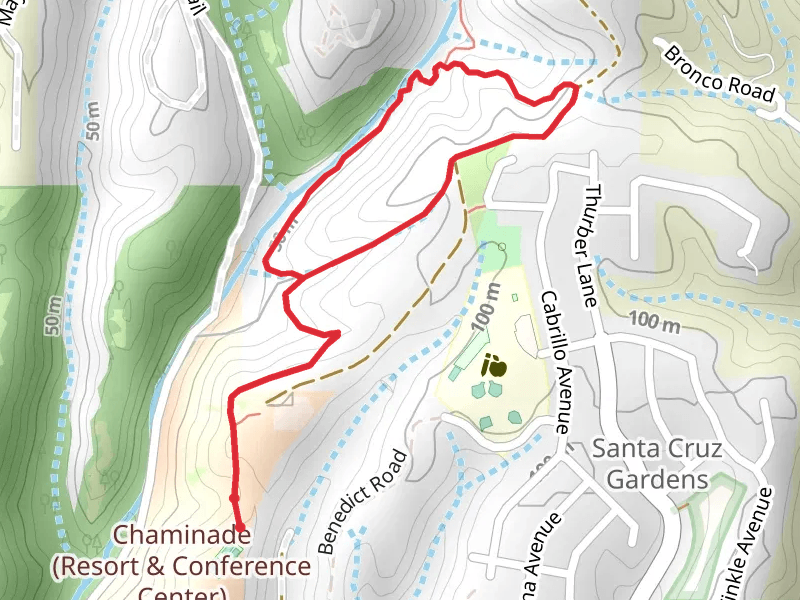Arana Gulch - red and Blue Trail