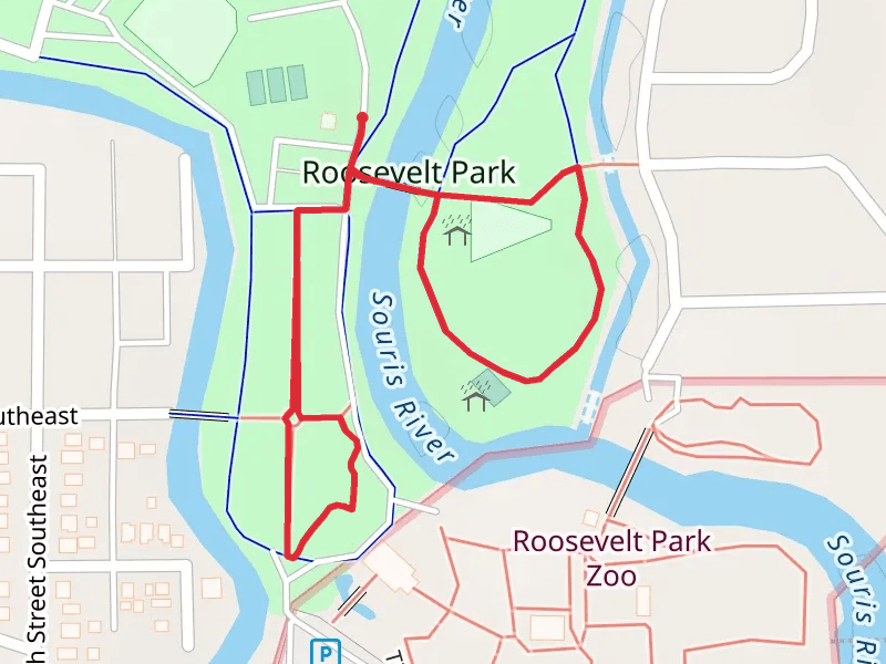 Roosevelt Ampitheater Loop via Souris River