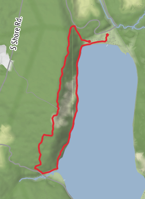 German exchange hike/run mobile static map