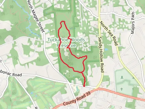 Paumanok Path Loop from Sebonac Road
