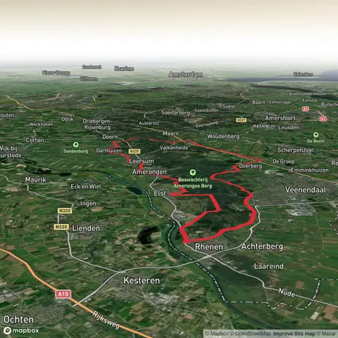Prattenburgsche and Sandenburg via Woudenbergseweg, Bosweg and Stokweg