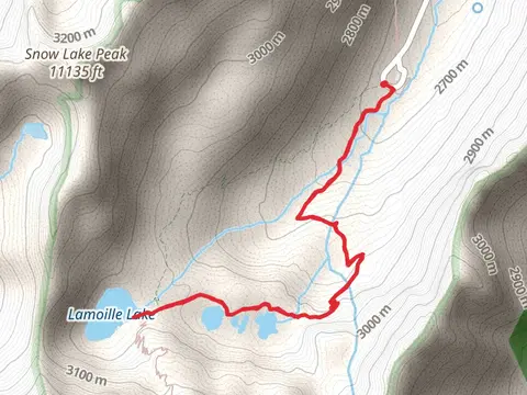 Dollar and Lamoille Lake