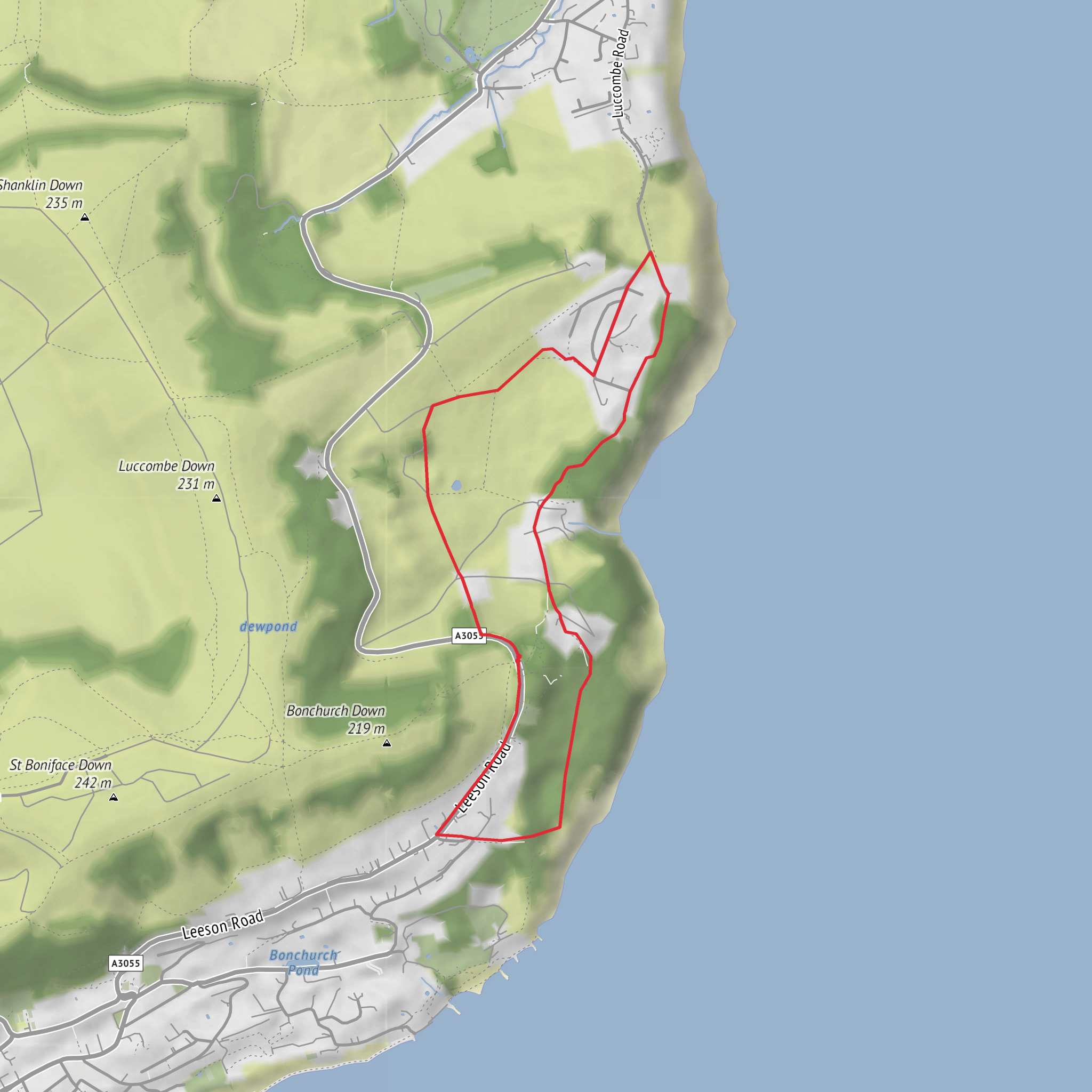 Devils Chimney Loop mobile static map